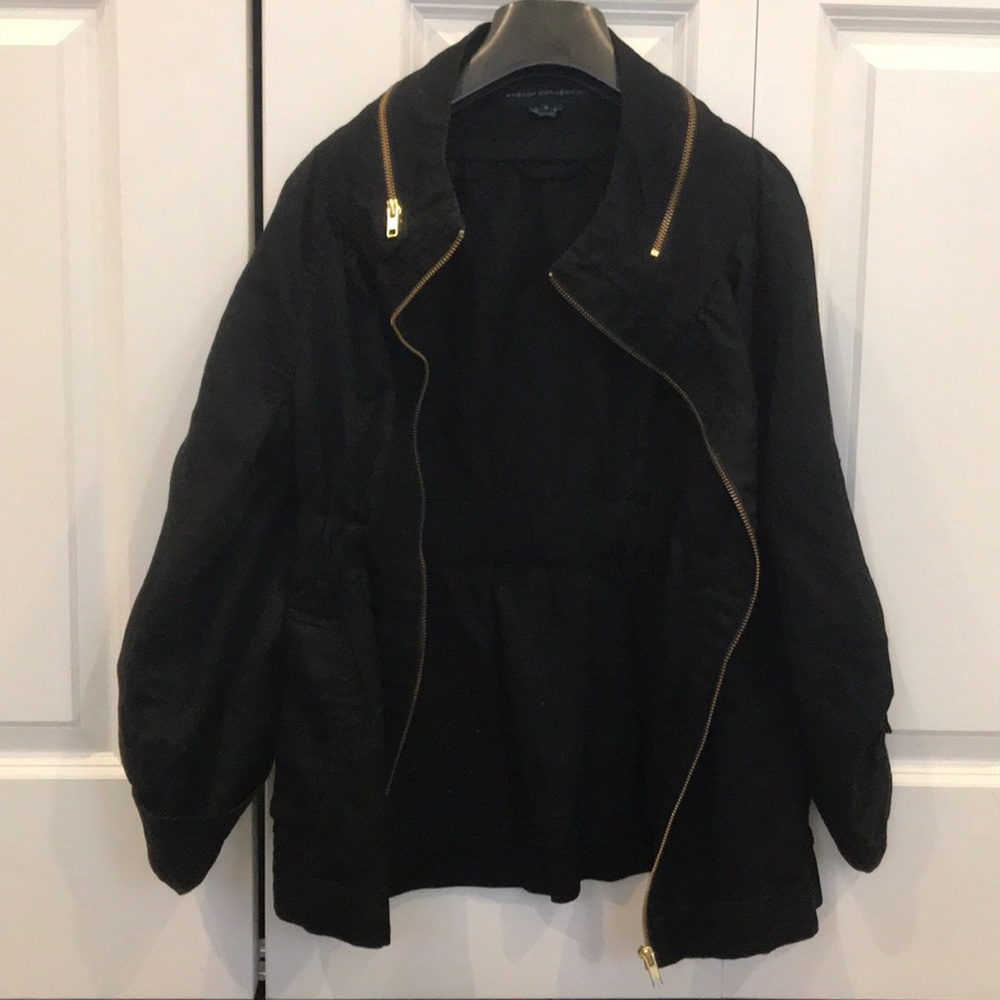 ♦️French connection soft black jacket!!